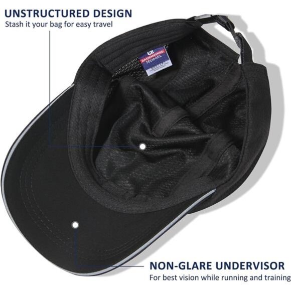 Women Running Cap Lightweight Mesh Hat for Sports Golf Tennis Hiking Outdoor - Picture 3 of 7